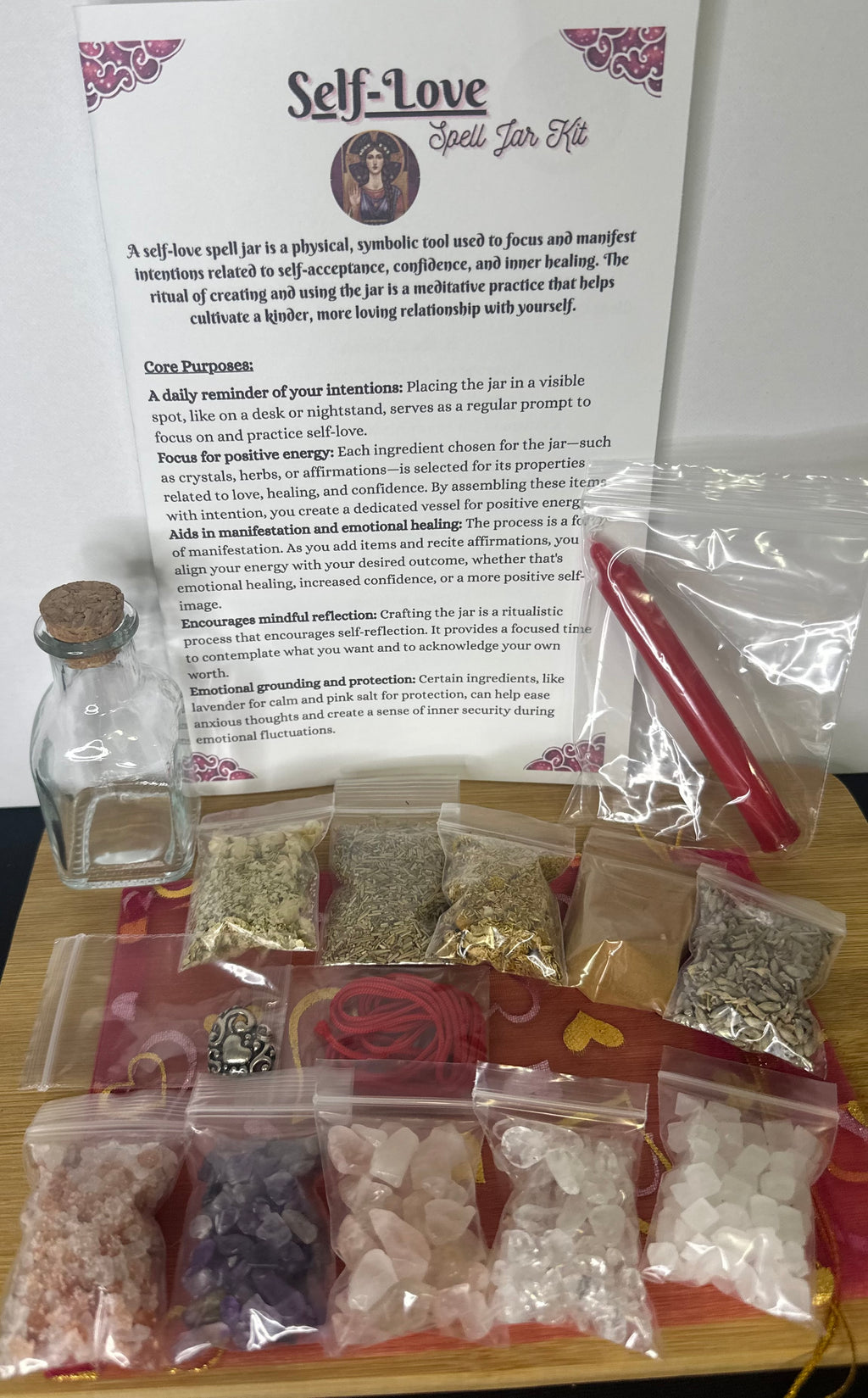 Triple Goddess Series – The Maiden-Self-Love Spell Jar Kit