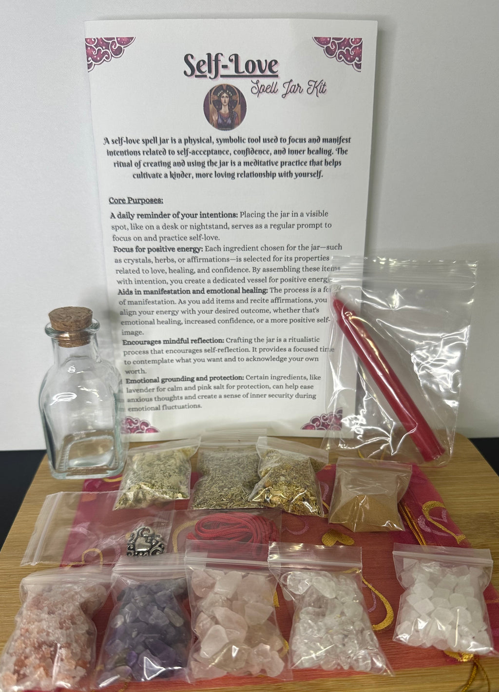 Triple Goddess Series – The Maiden-Self-Love Spell Jar Kit