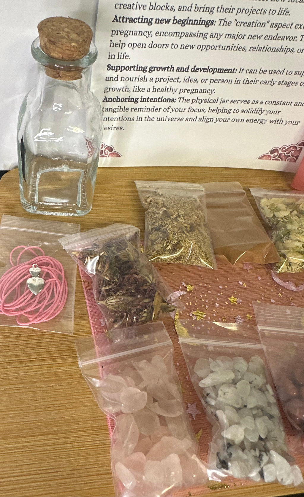 Triple Goddess Series – The Mother-Fertility & Creation Spell Jar Kit