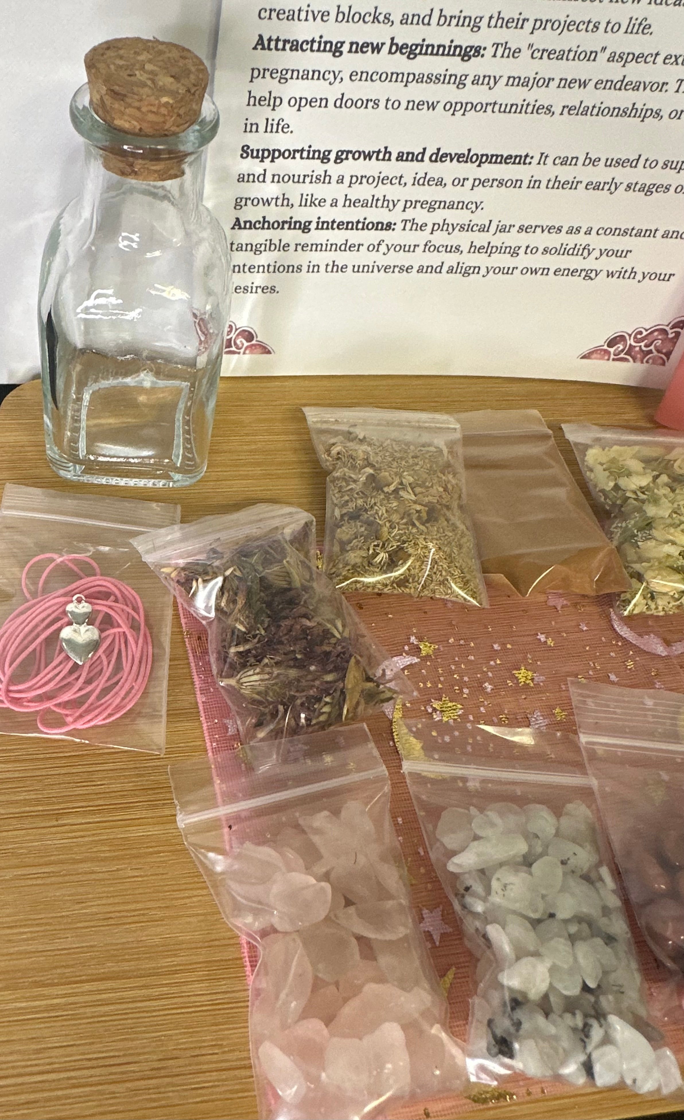 Triple Goddess Series – The Mother-Fertility & Creation Spell Jar Kit