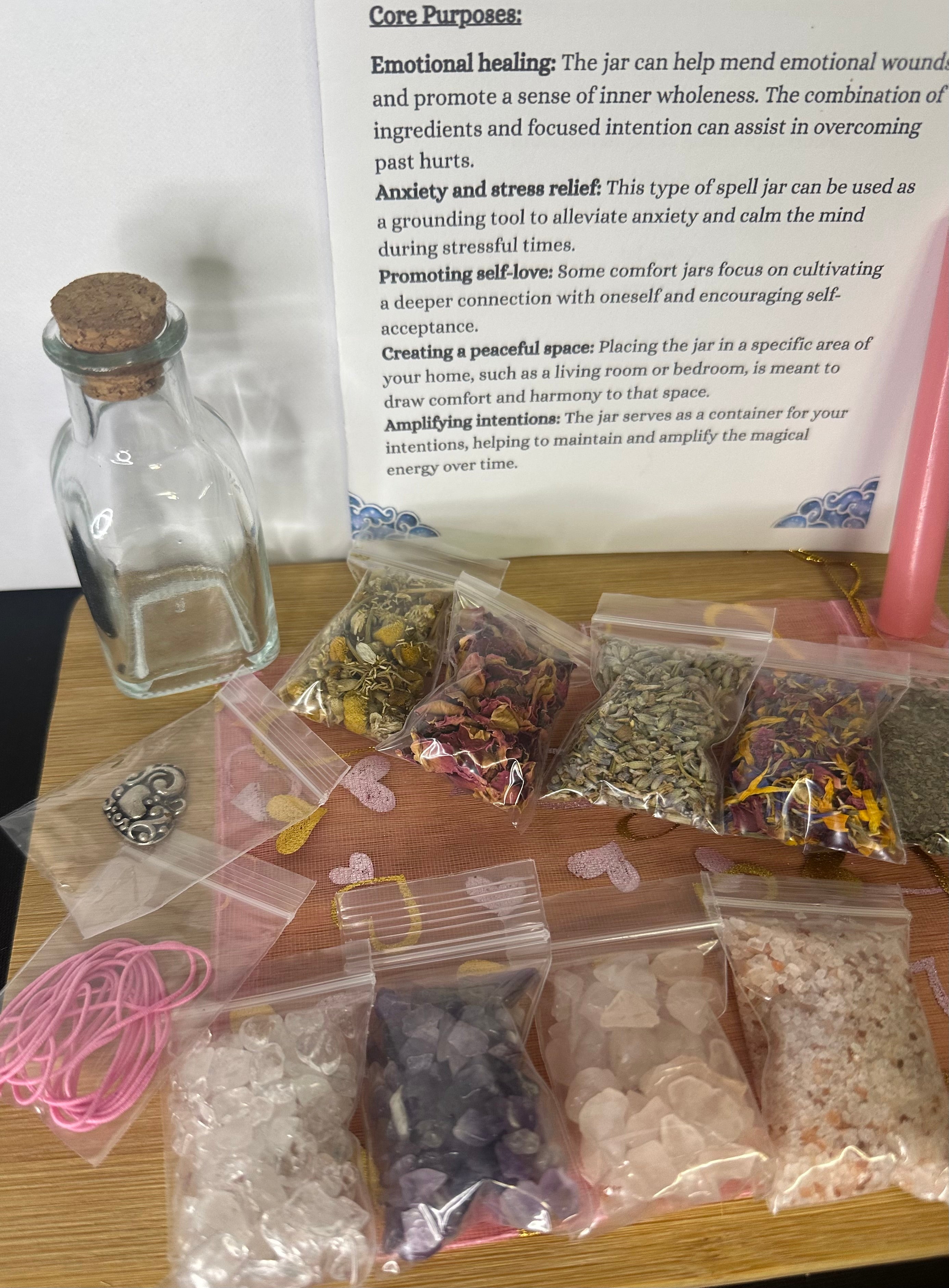 Triple Goddess Series – The Mother-Nurturing & Comfort Spell Jar Kit