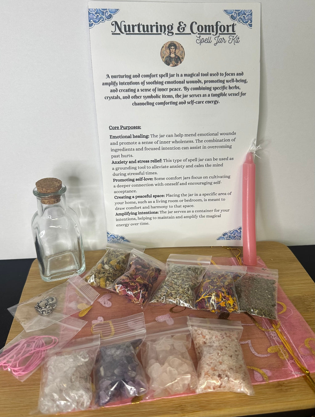 Triple Goddess Series – The Mother-Nurturing & Comfort Spell Jar Kit