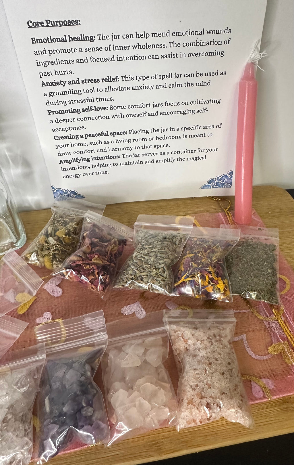 Triple Goddess Series – The Mother-Nurturing & Comfort Spell Jar Kit