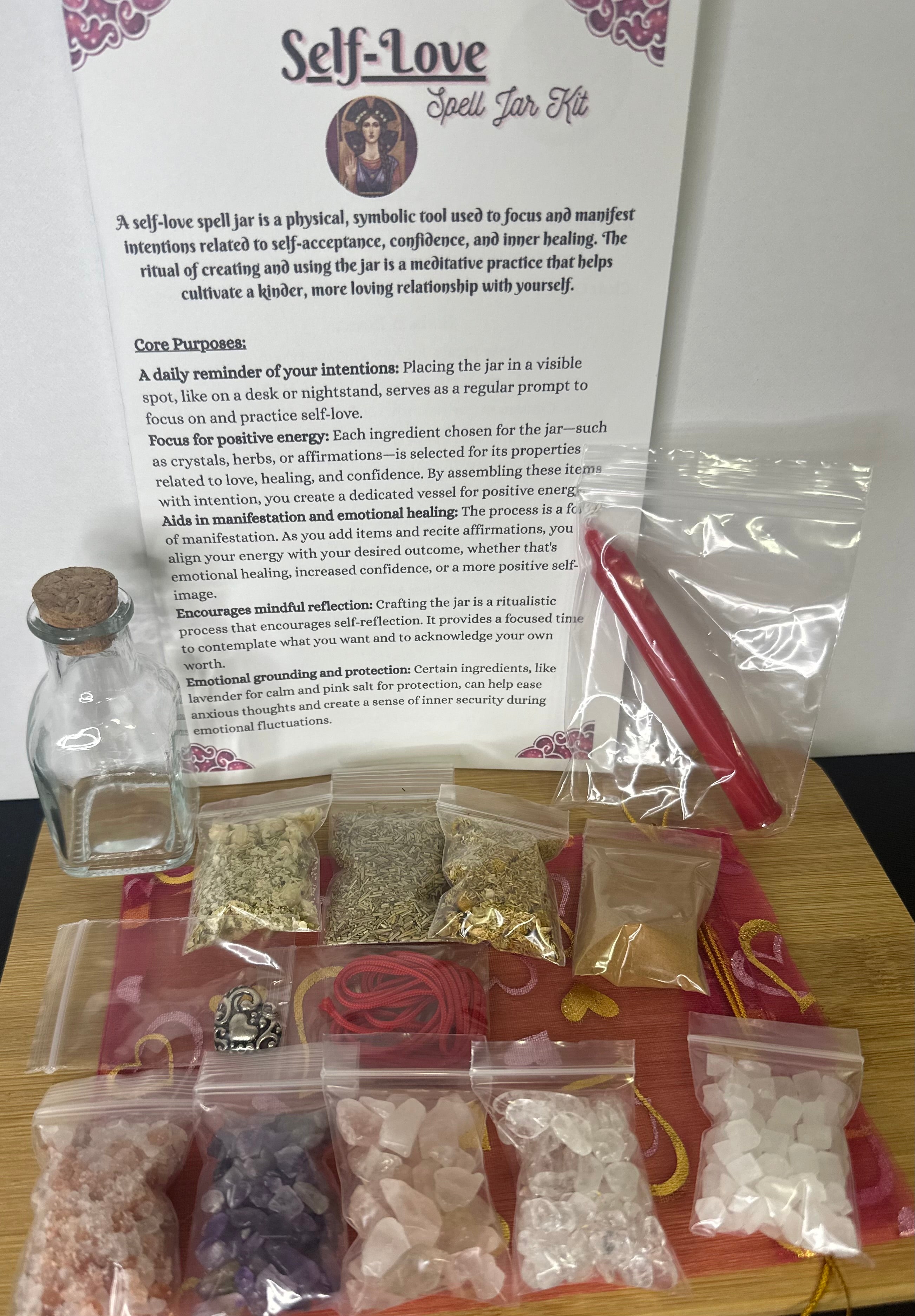 Triple Goddess Series – The Maiden-Self-Love Spell Jar Kit