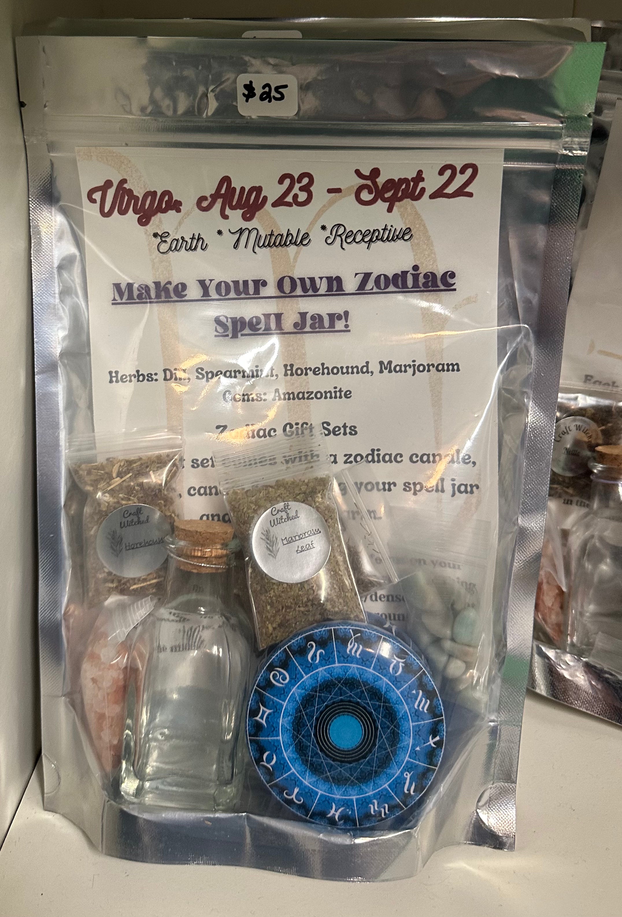Zodiac spell jars
